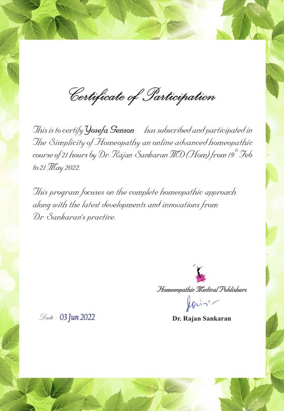 The Simplicity of Homeopathy